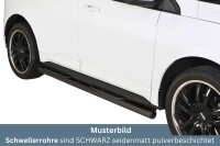 Schwellerrohre mit Tritt SCHWARZ für FORD Edge ab...