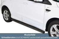 Schwellerrohre mit Tritt SCHWARZ für FORD Kuga Bj....