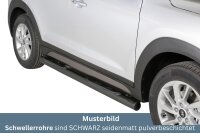 Schwellerrohre mit Tritt SCHWARZ für HYUNDAI Tucson...