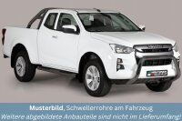 Schwellerrohre mit Tritt SCHWARZ für ISUZU D-Max...