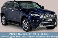 Schwellerrohre mit Tritt SCHWARZ für JEEP Grand...