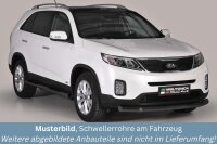 Schwellerrohre mit Tritt SCHWARZ für KIA Sorento XM...