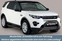 Schwellerrohre mit Tritt SCHWARZ für LAND ROVER...