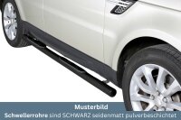 Schwellerrohre mit Tritt SCHWARZ für Range Rover...