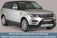 Schwellerrohre mit Tritt SCHWARZ für Range Rover...