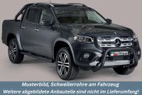 Schwellerrohre mit Tritt SCHWARZ für MERCEDES...