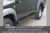 Schwellerrohre mit Tritt SCHWARZ für MAZDA BT50...