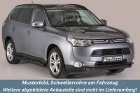 Schwellerrohre mit Tritt SCHWARZ für MITSUBISHI...