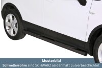 Schwellerrohre mit Tritt SCHWARZ für OPEL Mokka...