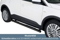 Schwellerrohre mit Tritt SCHWARZ für OPEL Grandland...