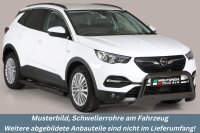 Schwellerrohre mit Tritt SCHWARZ für OPEL Grandland...