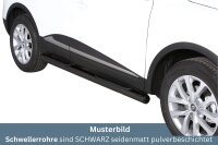 Schwellerrohre mit Tritt SCHWARZ für RENAULT Kadjar...