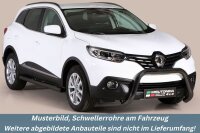 Schwellerrohre mit Tritt SCHWARZ für RENAULT Kadjar...