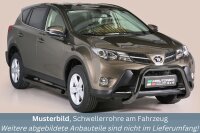 Schwellerrohre mit Tritt SCHWARZ für TOYOTA RAV 4...