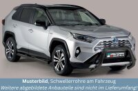 Schwellerrohre mit Tritt SCHWARZ für TOYOTA RAV 4...