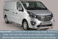 Schwellerrohre mit Tritt für OPEL Vivaro kurz...