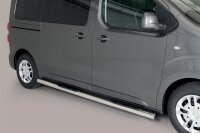 Schwellerrohre mit Tritt für OPEL Vivaro & Zafira Life L2 Edelstahl Ø76mm mit TÜV