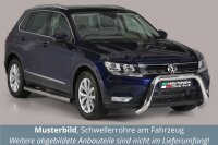 Schwellerrohre mit Tritt für VW Tiguan Bj.16-...