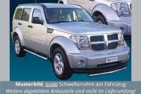 Schwellerrohre oval mit Tritt für DODGE Nitro KJ 2007> Edelstahl mit TÜV