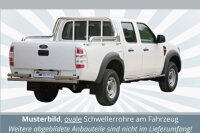 Schwellerrohre oval mit Tritt für FORD Ranger...