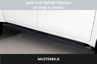 Schwellerrohre oval mit Tritt für FORD Kuga 2008-12 Edelstahl mit TÜV