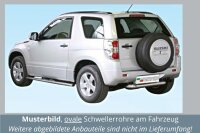 Schwellerrohre oval mit Tritt für SUZUKI Grand Vitara JT 3t 2005> V2A mit TÜV