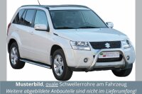 Schwellerrohre oval mit Tritt für SUZUKI Grand Vitara JT 5 Türer 2009> V2A mit TÜV