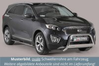 Schwellerrohre oval mit Tritt für Kia Sorento UM Bj....