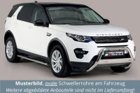 Schwellerrohre oval mit Tritt für LAND ROVER Discovery Sport 5 V2A mit TÜV