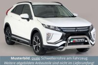 Schwellerrohre oval mit Tritt für MITSUBISHI Eclipse Cross Bj.2018> V2A mit TÜV