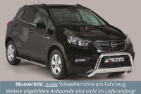 Schwellerrohre oval mit Tritt für OPEL Mokka & Mokka X Edelstahl mit TÜV