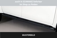 Schwellerrohre oval mit Tritt für PEUGEOT 3008 Bj. 2016- Edelstahl mit TÜV