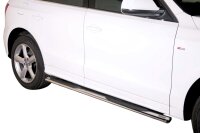 Schwellerrohre oval mit Tritt für Audi Q5 (8R) Bj....