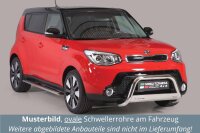 Schwellerrohre oval mit Tritt für KIA Soul Bj.14-19...