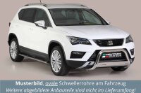 Schwellerrohre oval mit Tritt für SEAT Ateca ab...