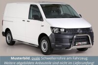 Schwellerrohre oval mit Tritt für VW T6 & T6.1...