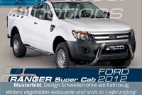 Schwellerrohre Design für FORD Ranger S.C. 2AB 2012...