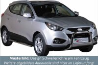 Schwellerrohre Design für HYUNDAI IX35 LM 2010> Edelstahl mit TÜV