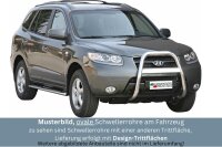 Schwellerrohre Design für HYUNDAI Santa Fe CM 2006-10 Edelstahl mit TÜV