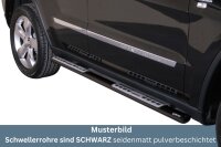 Schwellerrohre Design SCHWARZ für JEEP Grand...