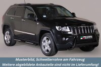 Schwellerrohre Design SCHWARZ für JEEP Grand...