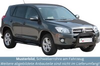 Schwellerrohre Design SCHWARZ für TOYOTA RAV 4 XA3...