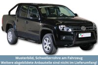 Schwellerrohre Design SCHWARZ für VOLKSWAGEN Amarok...