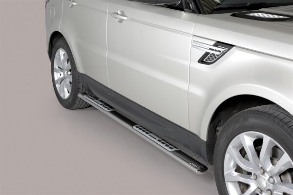 Schwellerrohre Design für Range Rover Sport Bj. 2014-17 Edelstahl