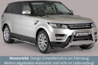 Schwellerrohre Design für Range Rover Sport Bj. 2014-17 Edelstahl