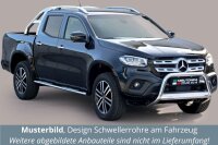 Schwellerrohre Design für MERCEDES X-Klasse W470 Edelstahl mit TÜV