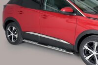 Schwellerrohre Design für Peugeot 3008 Bj. 2016- Edelstahl