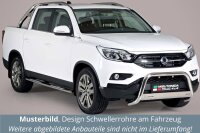 Schwellerrohre Design für SSANGYONG Musso &...