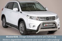 Schwellerrohre Design für SUZUKI Vitara LY Bj.2015-18 Edelstahl