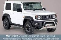 Schwellerrohre Design für SUZUKI Jimny GJ HJ Bj.2018- Edelstahl mit TÜV